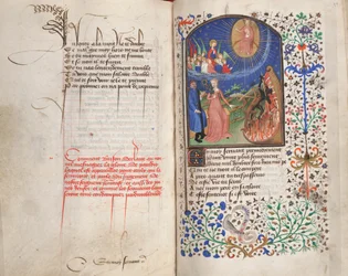 La via della povertà o della ricchezza, c.1425-50 (tempera su pergamena)